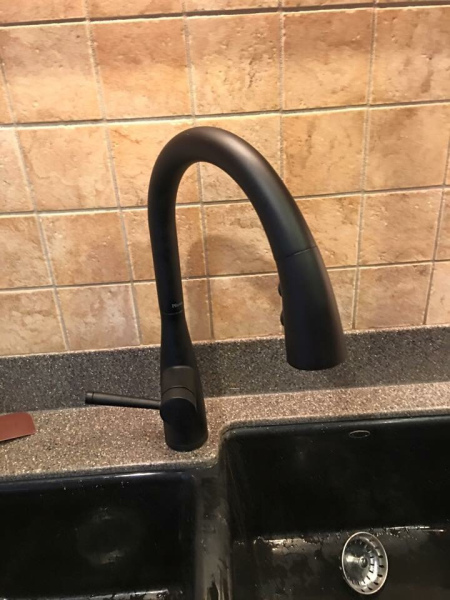 New sink installation