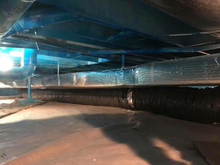 Crawl Space Duct Work